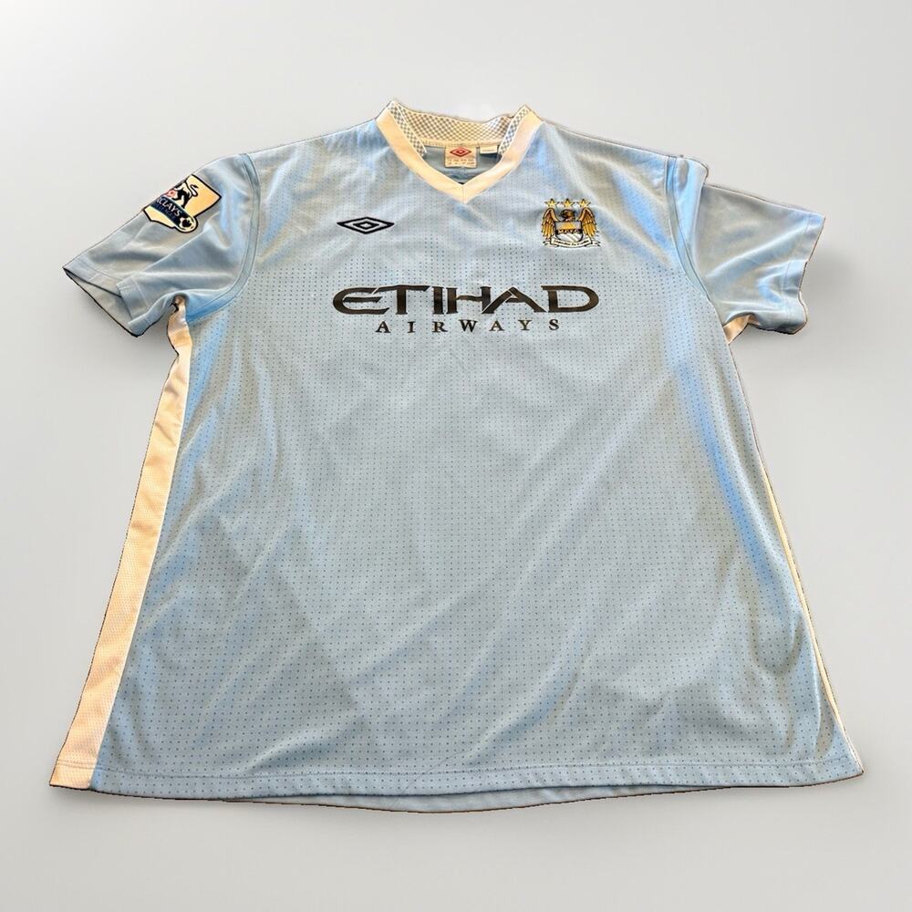 Taylored By Umbro Mens Blue Moon Manchester City Balotelli #45 Jersey Size 48